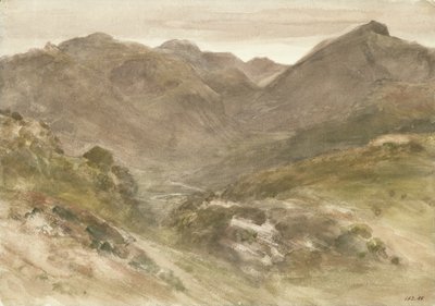 Una vista de Borrowdale de John Constable